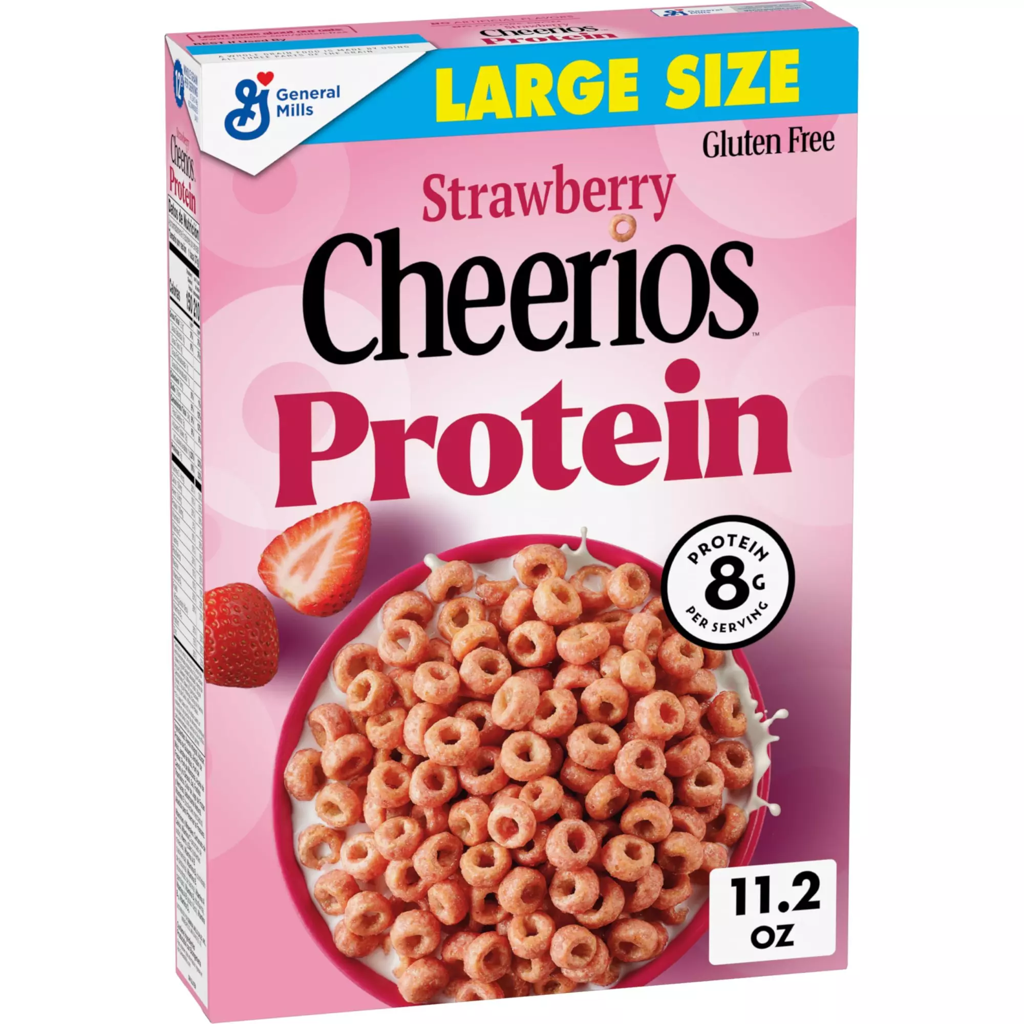 Cheerios Protein Cereal, Strawberry, 8g Protein, 317G