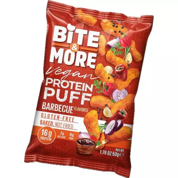 BITE&MORE PROTEIN PUFFS BBQ 50G