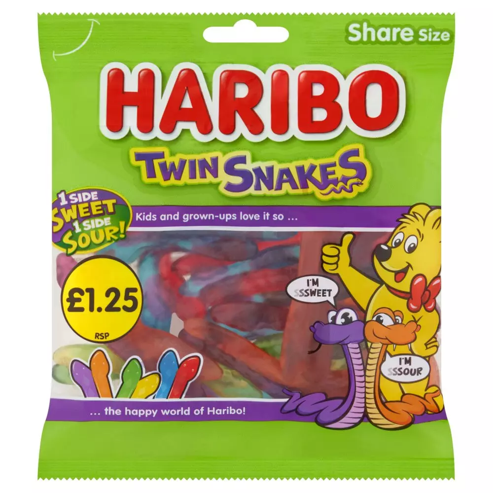 Haribo Twin Snakes 140g