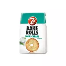 7 Days Bake Rolls Sour Cream & Onion Crackers	80g