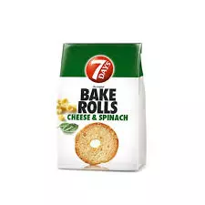 7 Days Bake Rolls Cheese & Spinach Crackers	80g