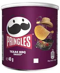 Pringles BBQ Potato Chips Small	40g