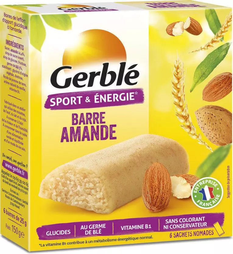 Barre amande – Gerblé – 150g