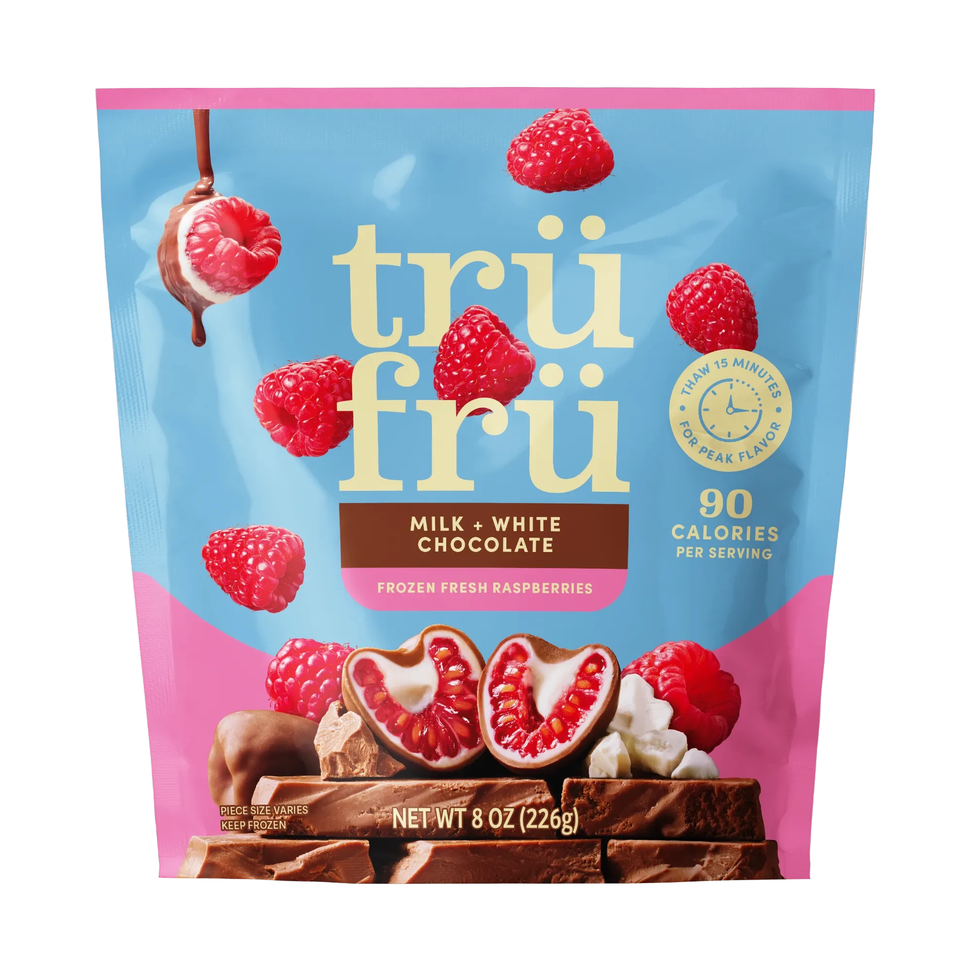 TRU FRU RASPBERRY MILK 200G