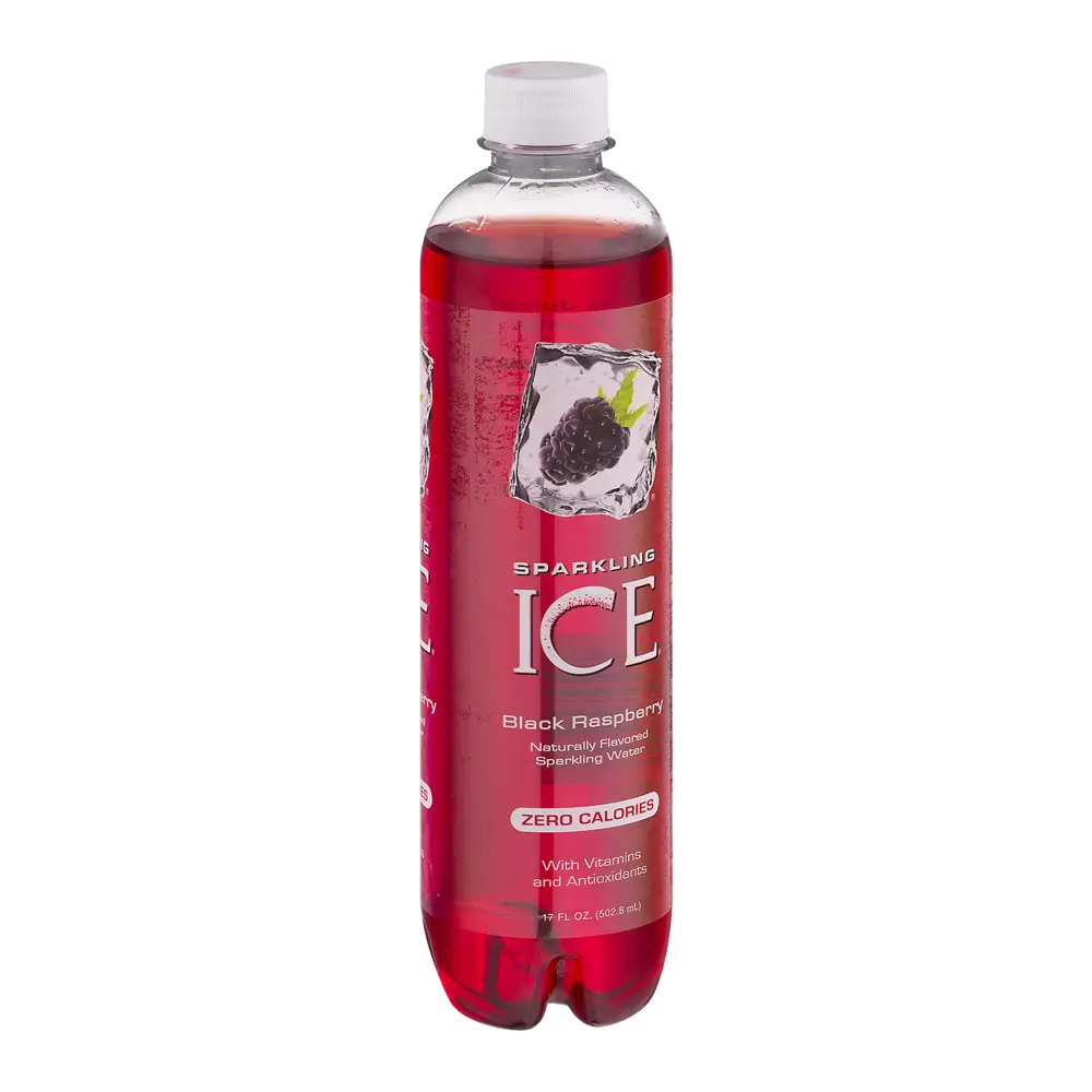 Sparkling Ice Flavored Sparkling Spring Water Black Raspberry 17oz Bottle