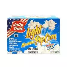 Jolly Time Microwave Microwave Popcorn 50% Less Fat Natural Flavour	85g x 3Bags