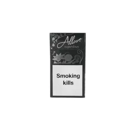 Allure Black Cigarettes Super Slims	1Carton Pack