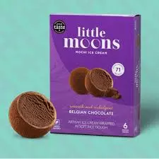 Little Moons Belgian Chocolate Mochi Ice Cream	6Pieces