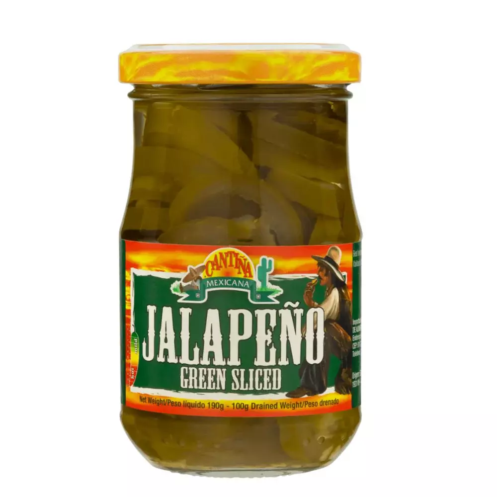 CANTINA MAXICAN JALAPENO GREEN SLICE 190G