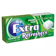 Extra Refreshers Sugar Free Spearmint Chewing Gum	15.6g