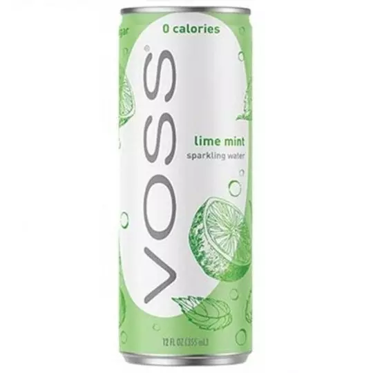 Voss Lime Mint sparkling water 330ml