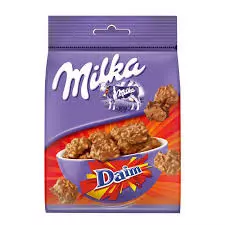 Milka Daim Chocolate Bag	145g