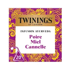 Twinings Ayurveda Pear Honey Cinnamon Infusion Tea Box	20Tea Bags