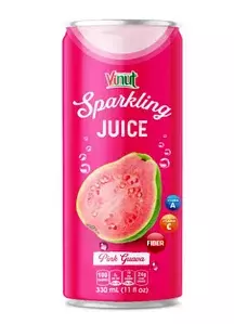 VINUT SPARKLING JUICE PINK GUAVA 330ML