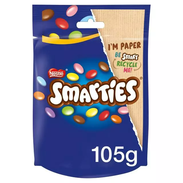 SMARTIES MILK POUCH BAG 105G