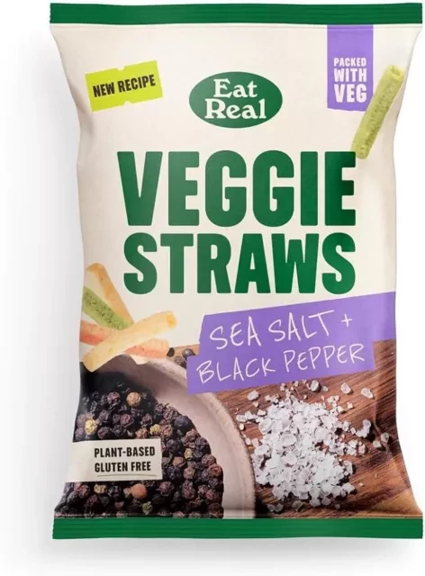 Eat Real Sea Salt Veggie Straws 110g