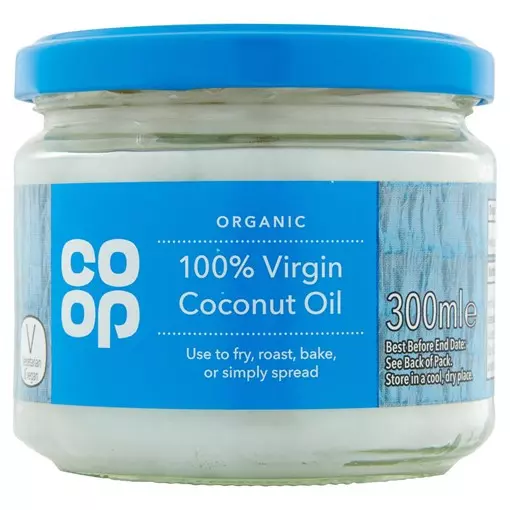 Co-op Organic 100% Virgin Coconut Oil 300ml
