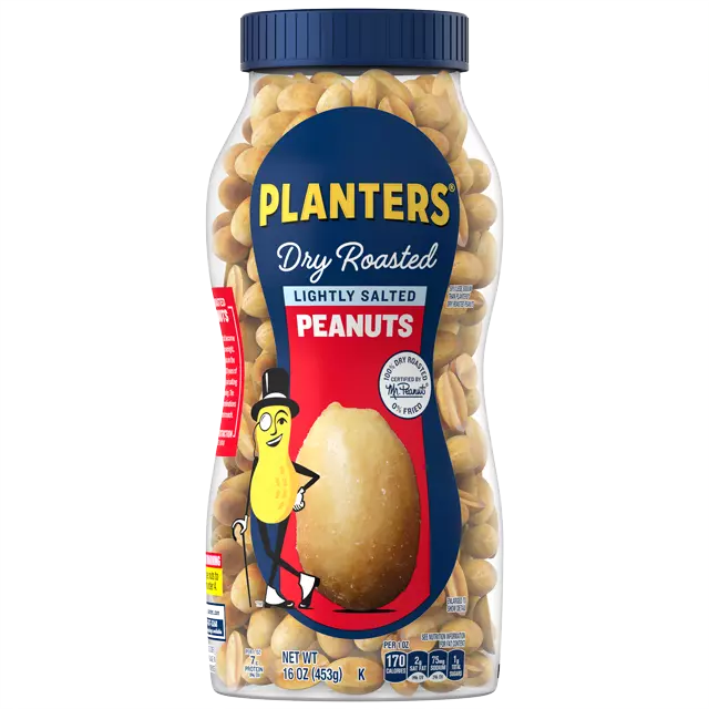 Planters Dry Roasted ( Lightly Salted ) Peanuts 453g