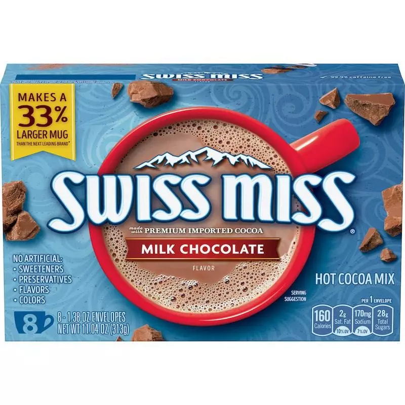SWISS MISS MILK CHOCO *8 313G