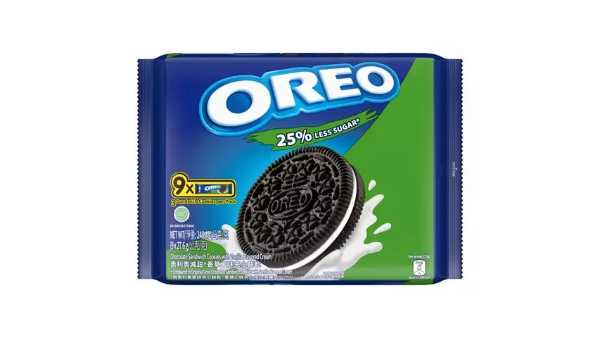 OREO 25% LESS SUGAR