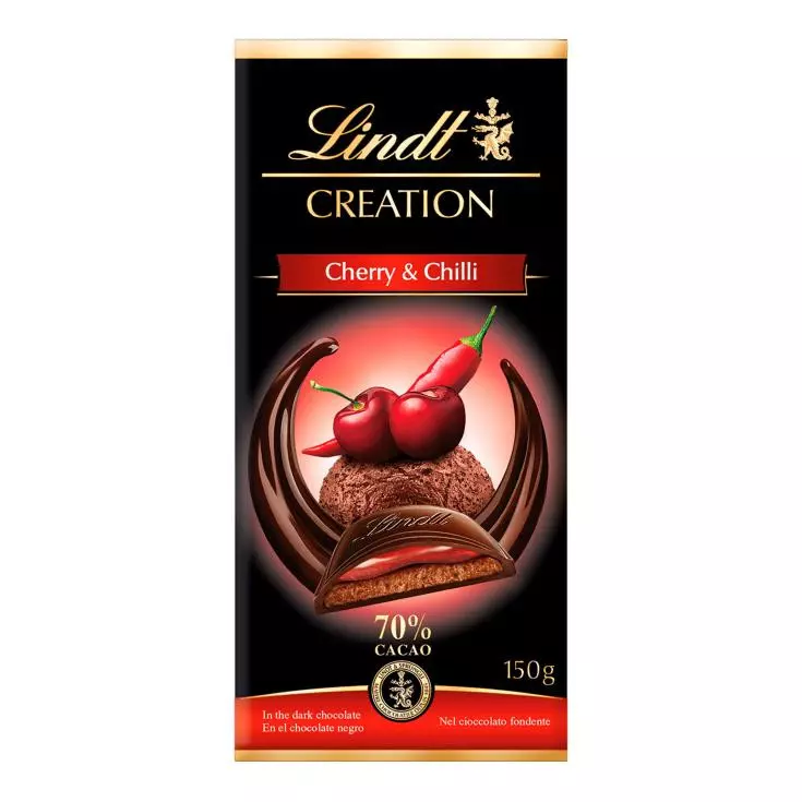 Lindt Creation Dark Mousse  Cherry & Chilli 70% Cacao 150g