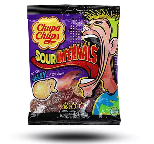 CHUPA INFERNALS SOUR JELLIES 150G