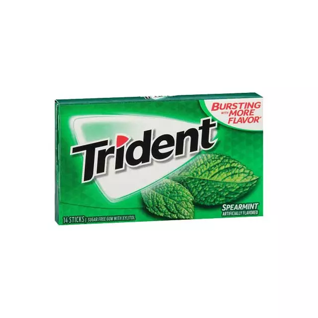TRIDENT SPEARMINT 14 STICKS