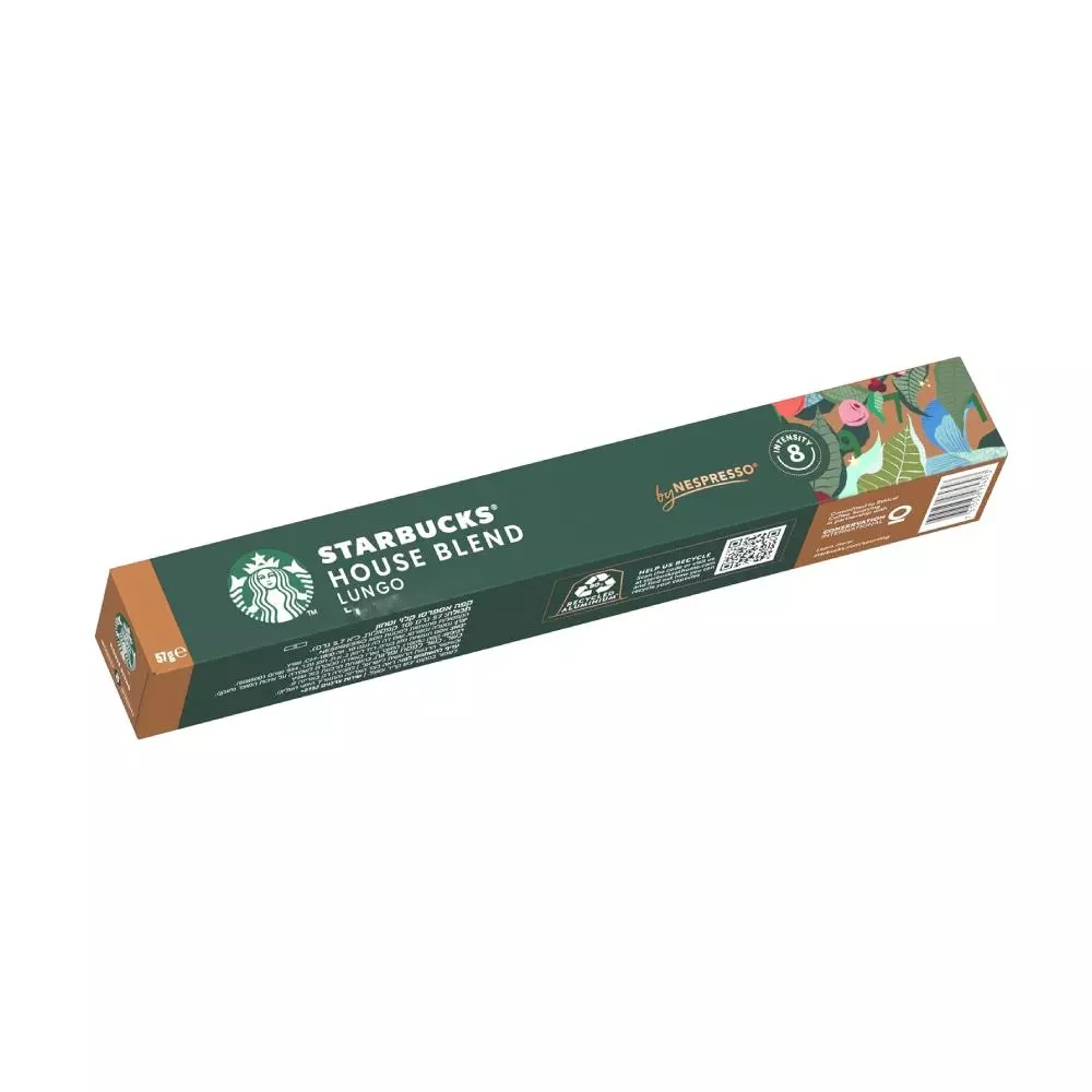 Starbucks Nespresso House Blend Lungo Coffee Cups 12s