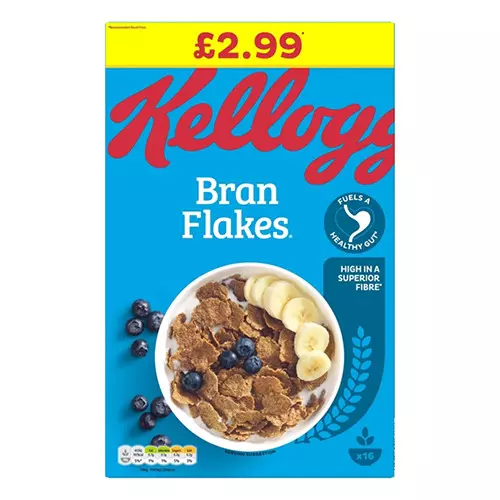 KELLOGG'S BRAN FLAKES CEREAL 500G