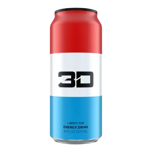 3D Energy Drinks Liberty Pop Flavour 473ml