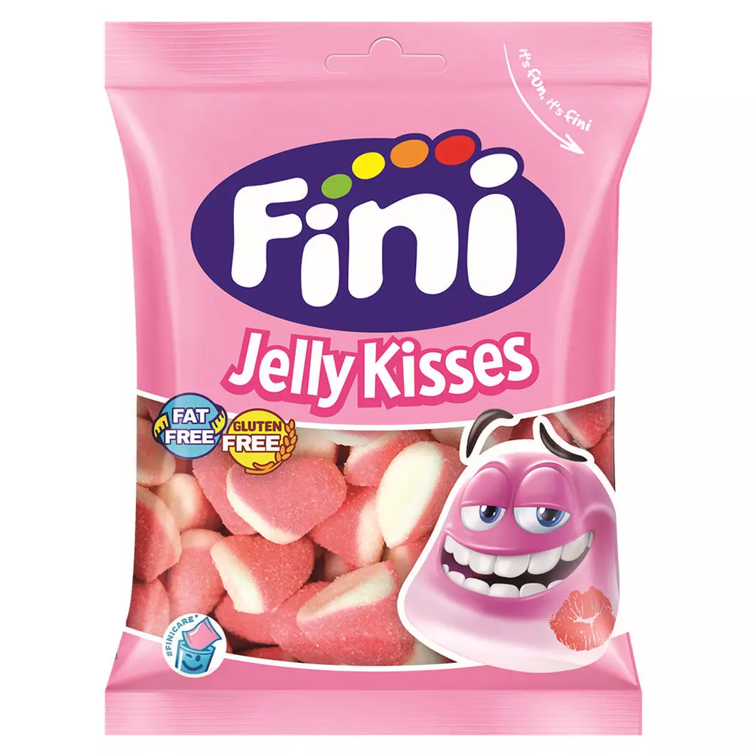 Fini Jelly Kisses Strawberry & Cream 90g