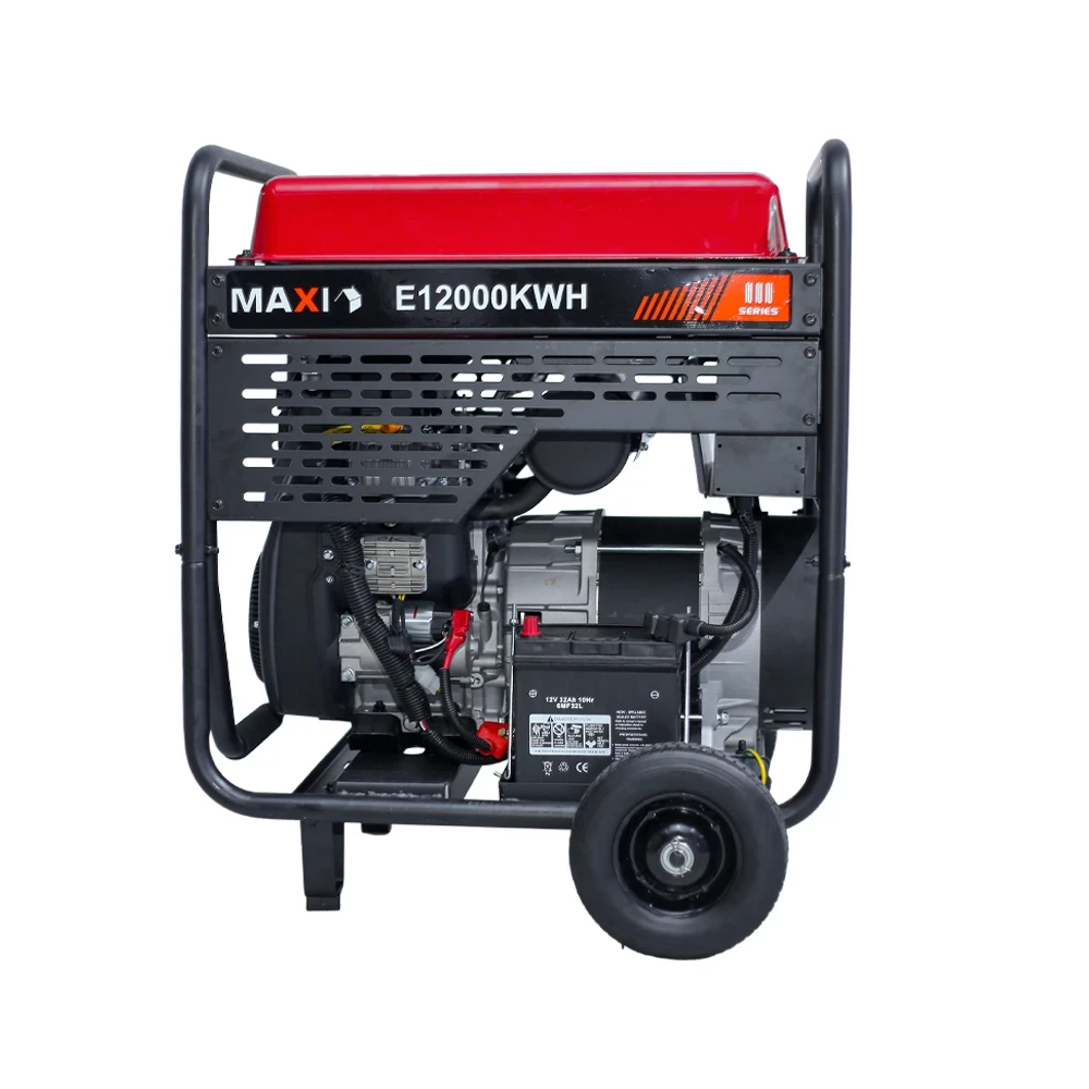 Maxi Generator 15kVa | 12kW | with Key & Wheels (E12000KWH) Maxi Generator 15kVa | 12kW | with Key & Wheels (E12000KWH)