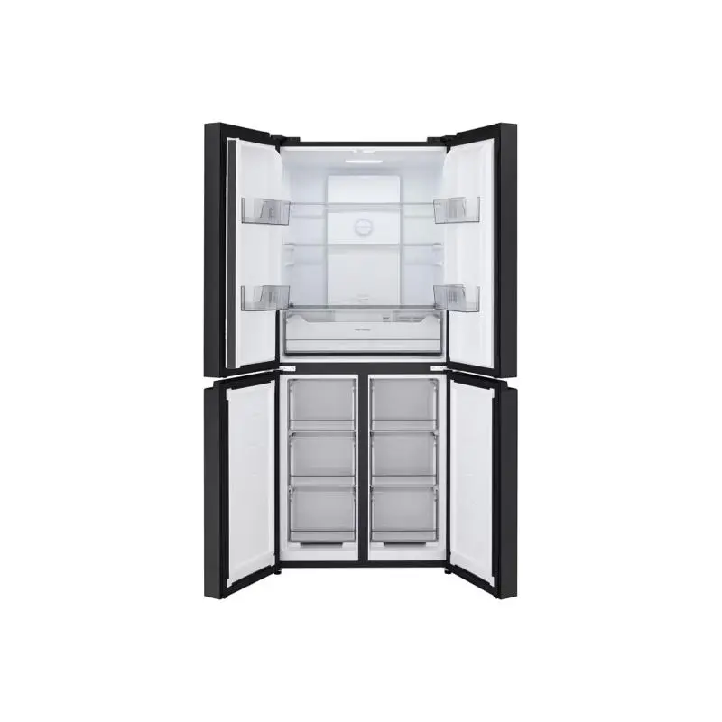 LG Cross Door Refrigerator 400L (GCFB41FPLAM) Black Glass