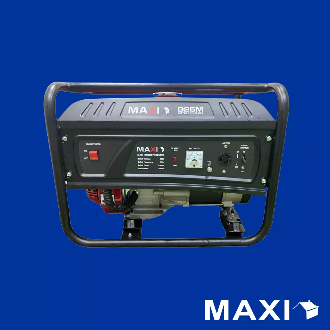 Maxi Generator 3.1kVa | 2.5kW | Manual (G25M) Maxi Generator 3.1kVa | 2.5kW | Manual (G25M)