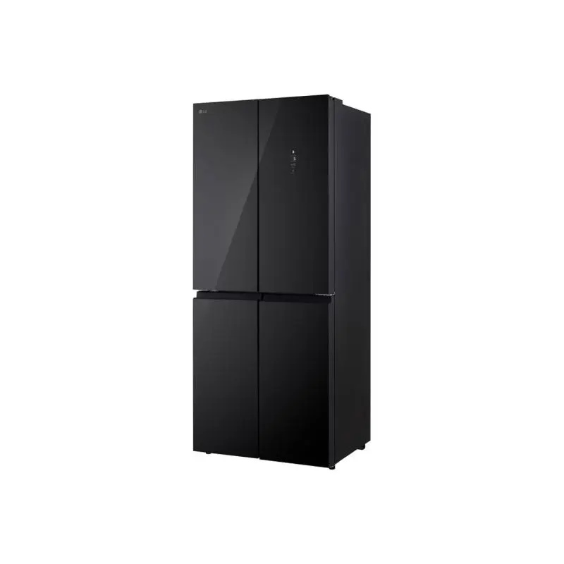 LG Cross Door Refrigerator 400L (GCFB41FPLAM) Black Glass