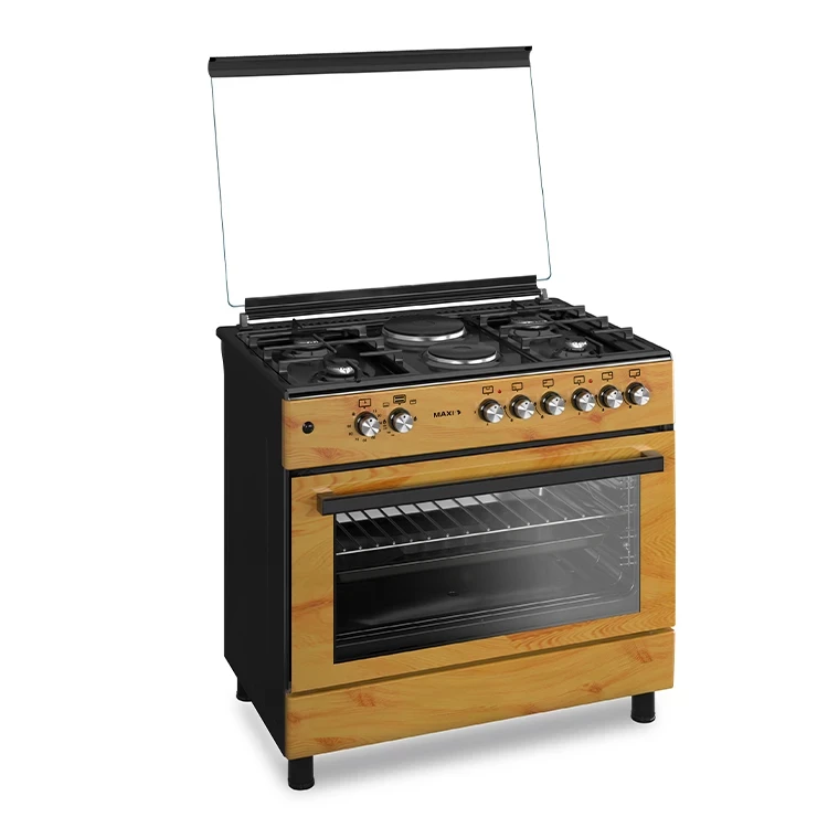 Maxi Gas Cooker 60x90 CM (4+2) Burners Wood (TR) Maxi Gas Cooker 60x90 CM (4+2) Burners Wood (TR)