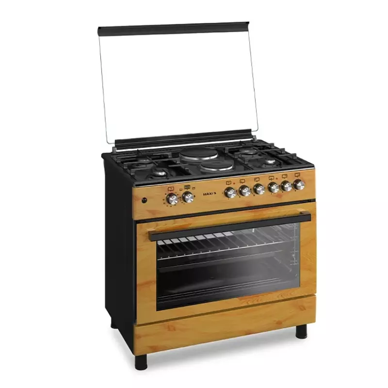 Maxi Gas Cooker 60x90 CM (4+2) Burners Wood (TR)