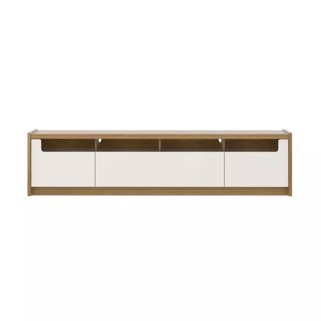 Provincia Oslo TV Stand 2.2m (Off White Gloss/Freij) Provincia Oslo TV Stand 2.2m (Off White Gloss/Freij)