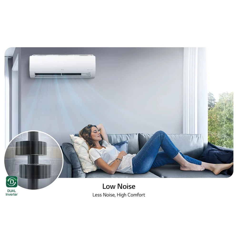 LG Split AC 1.5 HP Dual Inverter - Advanced Features LG Split AC 1.5 HP Dual Inverter - Advanced Features
