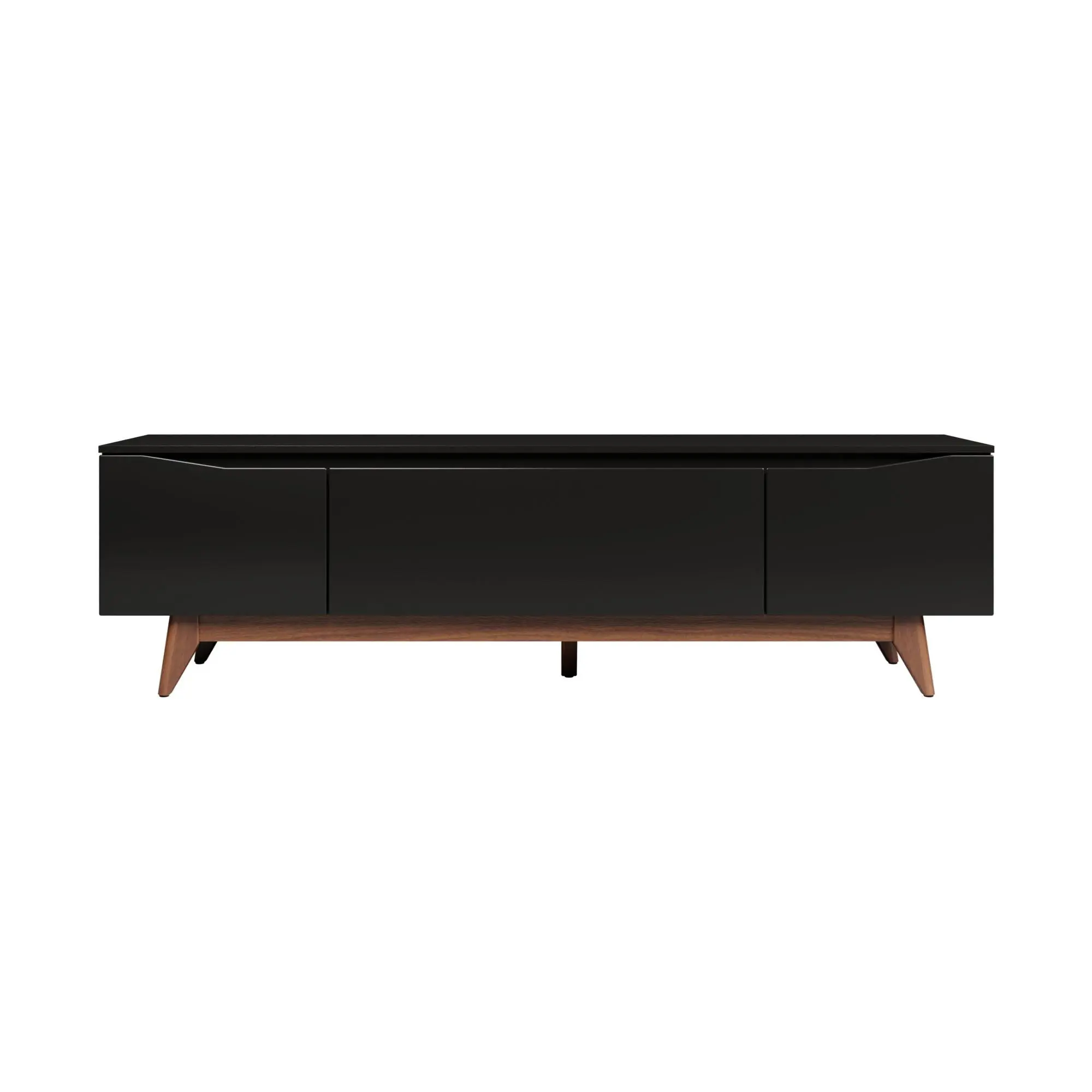 Provincia Flynt TV Stand 1.8m (Black Matte / Natural)