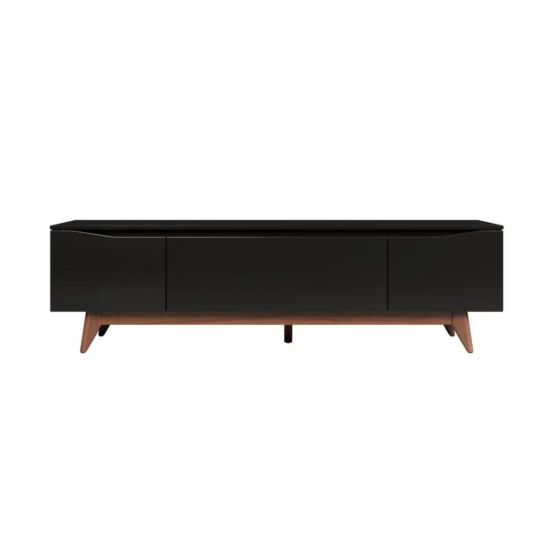 Provincia Flynt TV Stand 1.8m (Black Matte / Natural)
