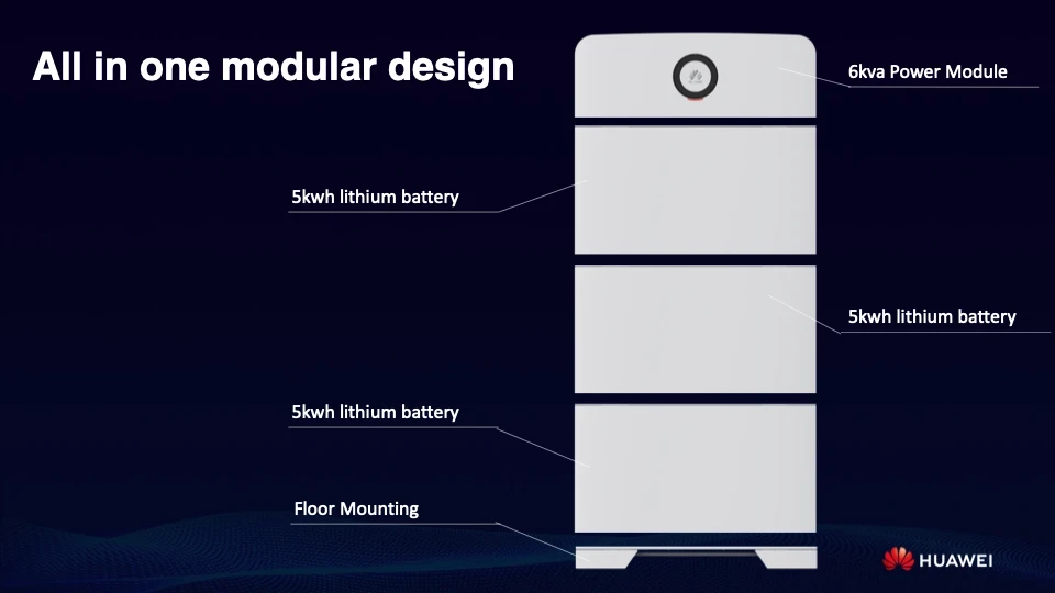 Huawei Power-M 5kW Power Module Inverter + 10kWh Battery