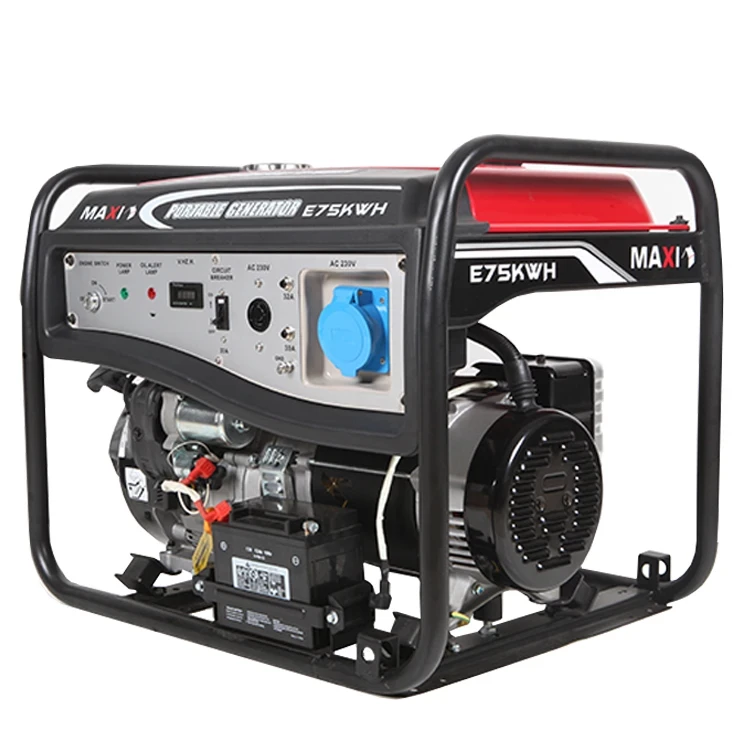 Maxi Generator 9.3kVa | 7.5kW | with Key & Wheels (E75KWH)