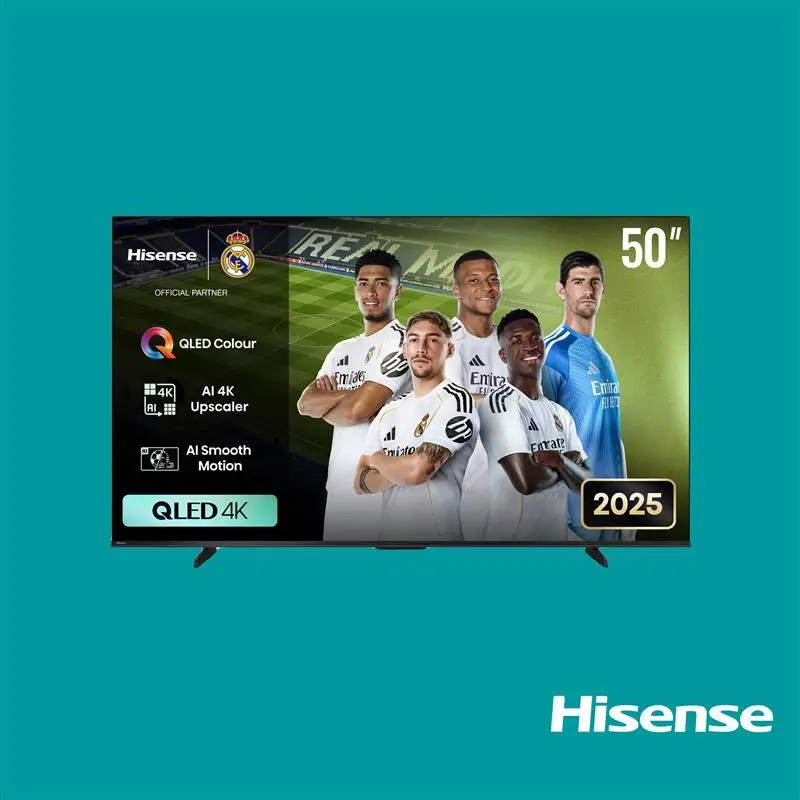 Hisense TV QLED 50 Inch Q6Q 4K Smart 60Hz VIDAA Hisense TV QLED 50 Inch Q6Q 4K Smart 60Hz VIDAA