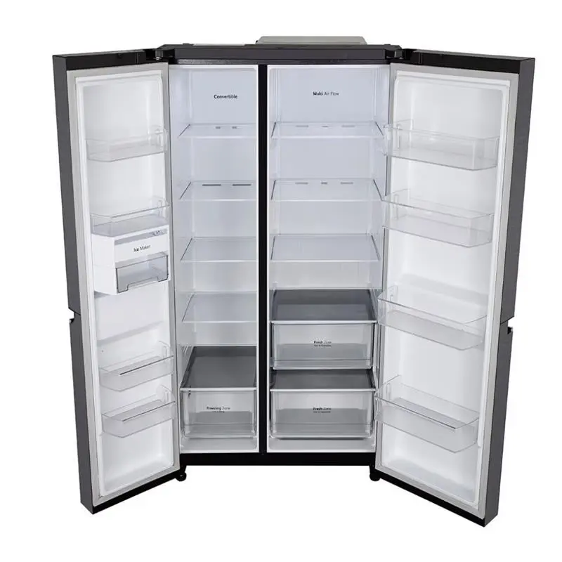 LG SxS Refrigerator 674L (GC-B257KQJW) Matte Black Finish LG SxS Refrigerator 674L (GC-B257KQJW) Matte Black Finish