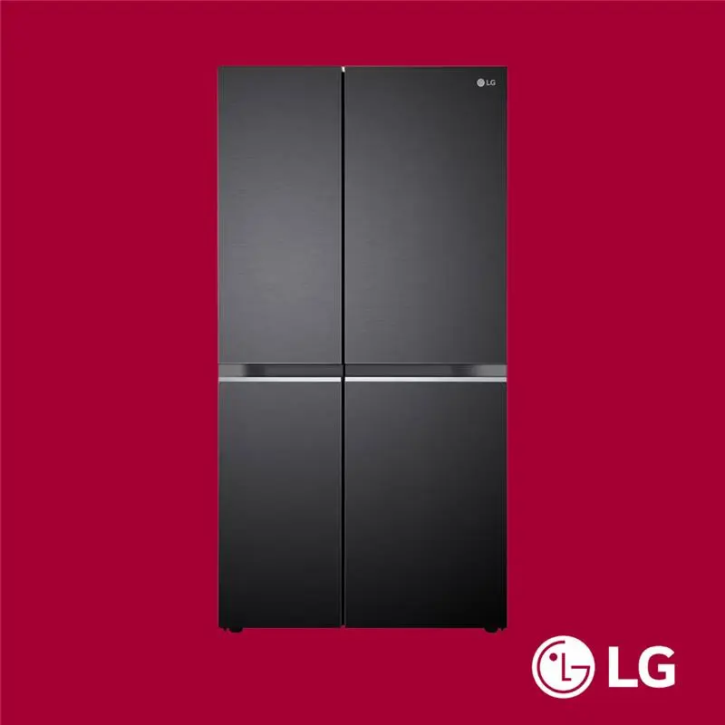 LG SxS Refrigerator 674L (GC-B257KQJW) Matte Black Finish LG SxS Refrigerator 674L (GC-B257KQJW) Matte Black Finish