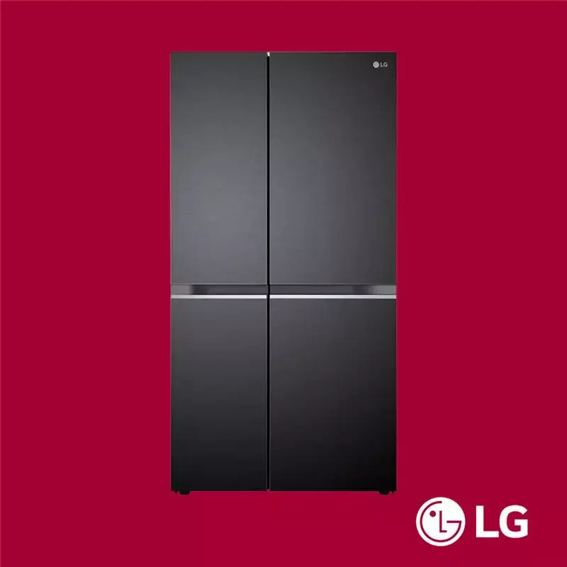 LG SxS Refrigerator 674L (GC-B257KQJW) Matte Black Finish