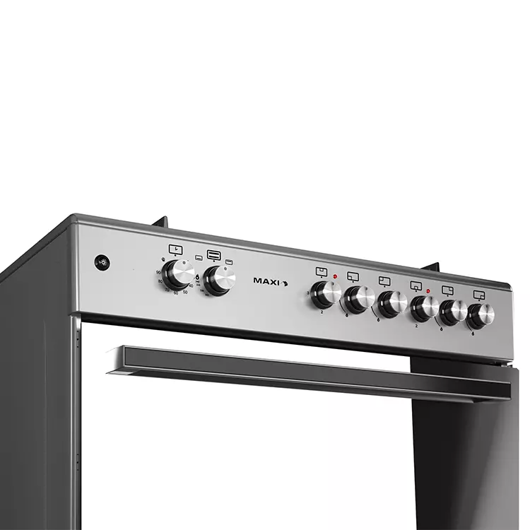 Maxi Gas Cooker 60x90 CM (4+2) Burners Matte Inox (TR) Maxi Gas Cooker 60x90 CM (4+2) Burners Matte Inox (TR)
