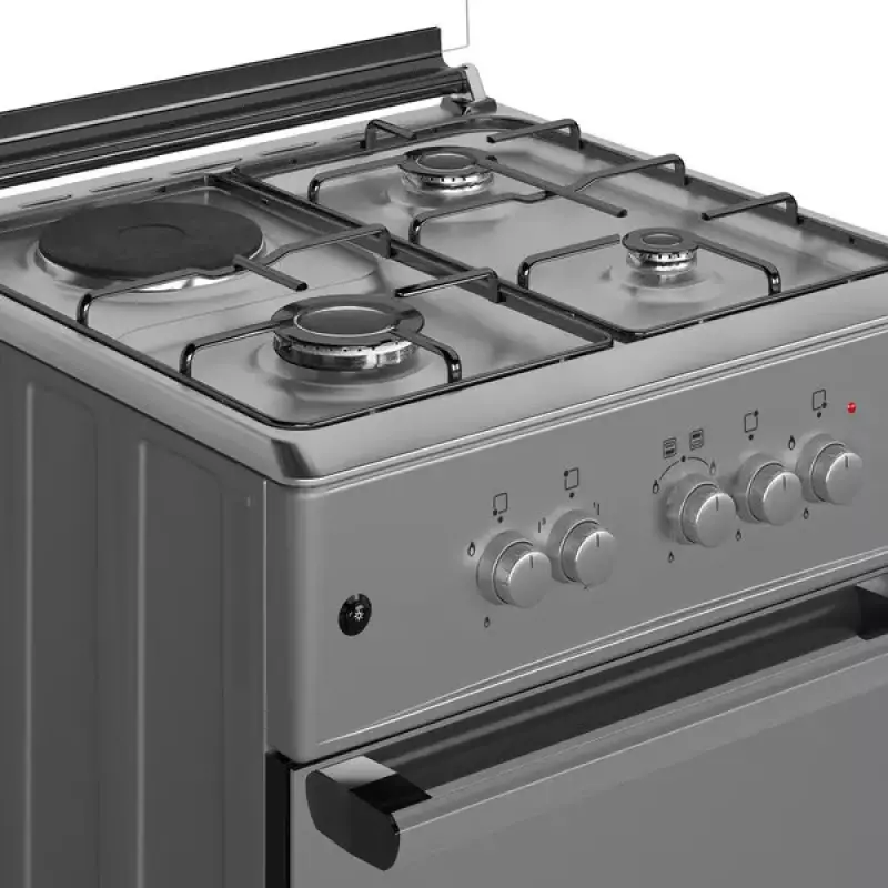Maxi Gas Cooker 60x60 CM (3+1) Burners Inox