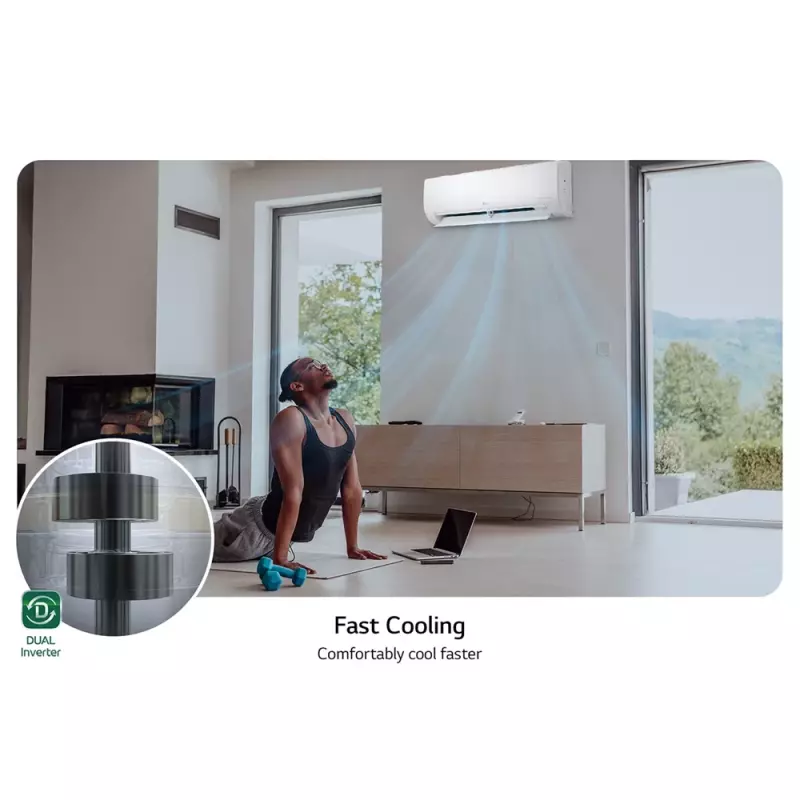 LG Split AC 1.5 HP Dual Inverter - Advanced Features